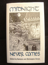 MIDNIGHT NEVER COMES Ghost Stories Horror Scarce DJ SIGNED Bookplate Ex Libris