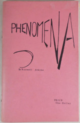 PHENOMENA, by Russell Atkins - 1961