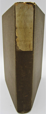 IN PRAISE OF IDLENESS & OTHER ESSAYS, by Bertrand Russell - 1935 [Signed 1st Ed]