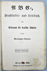 ABC, BUCHSTABIER UND LESEBUCH - 1860