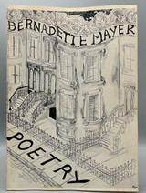 POETRY, by Bernadette Mayer - 1976 [1st Ed./ Kulchur Foundation]