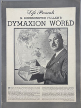 LIFE PRESENTS R. BUCKMINSTER FULLER'S DYMAXION WORLD, LIFE Magazine Photo Essay - 1943 [Map Insert]