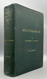 BIHAR PEASANT LIFE, by Sir George A. Grierson - 1926 [2nd Revised Ed.]