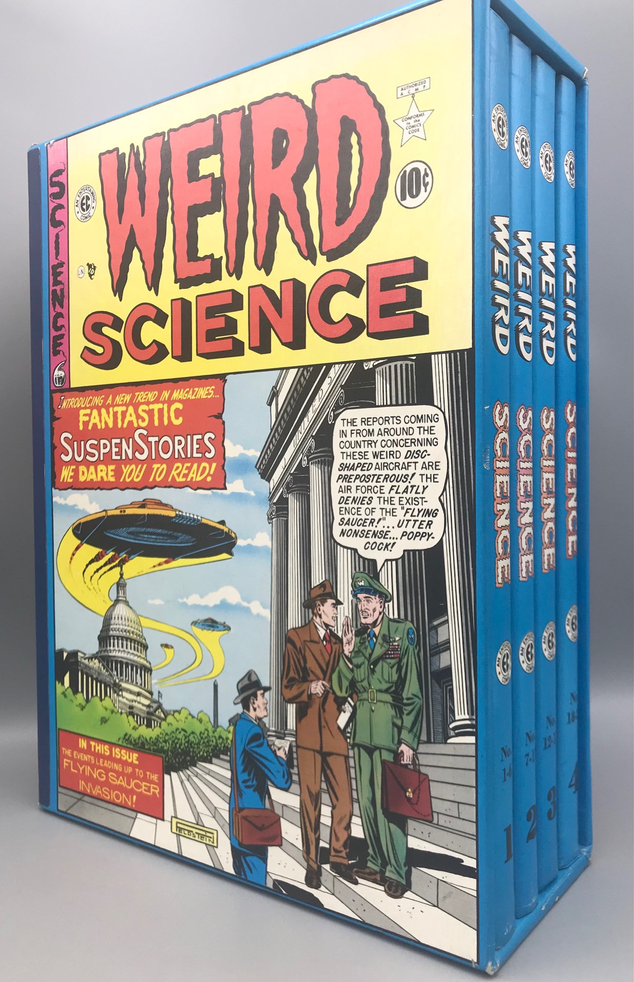 WEIRD SCIENCE ed. by William M. Gaines - N.D. [4 vols., boxed set