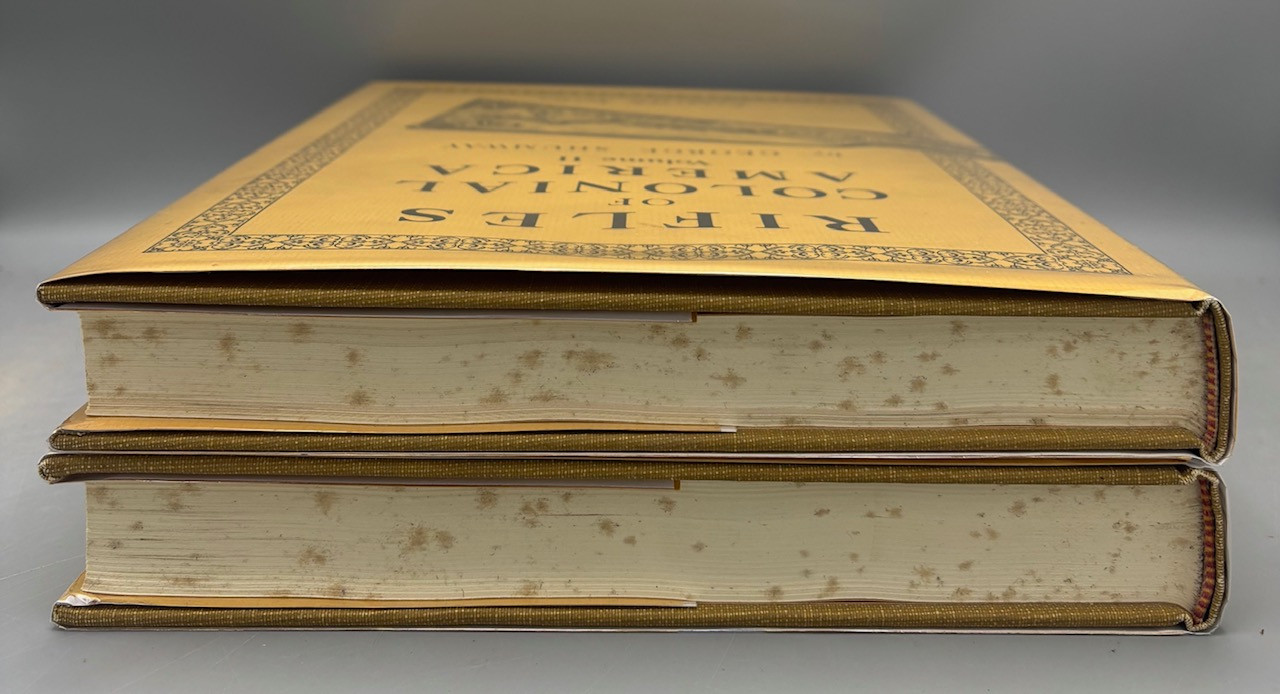 RIFLES OF COLONIAL AMERICA [2 VOLS], by George Shumway - 1980 [1st