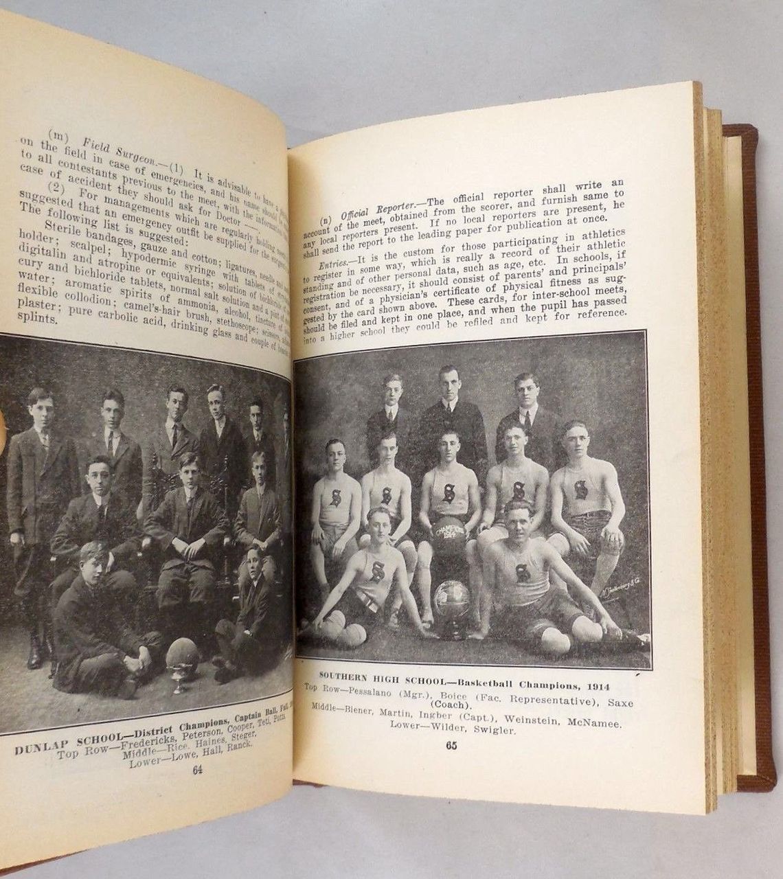 ATHLETIC PRINCIPLES...FOR THE PHILADELPHIA PUBLIC SCHOOLS, G.B. Mullison - 1916