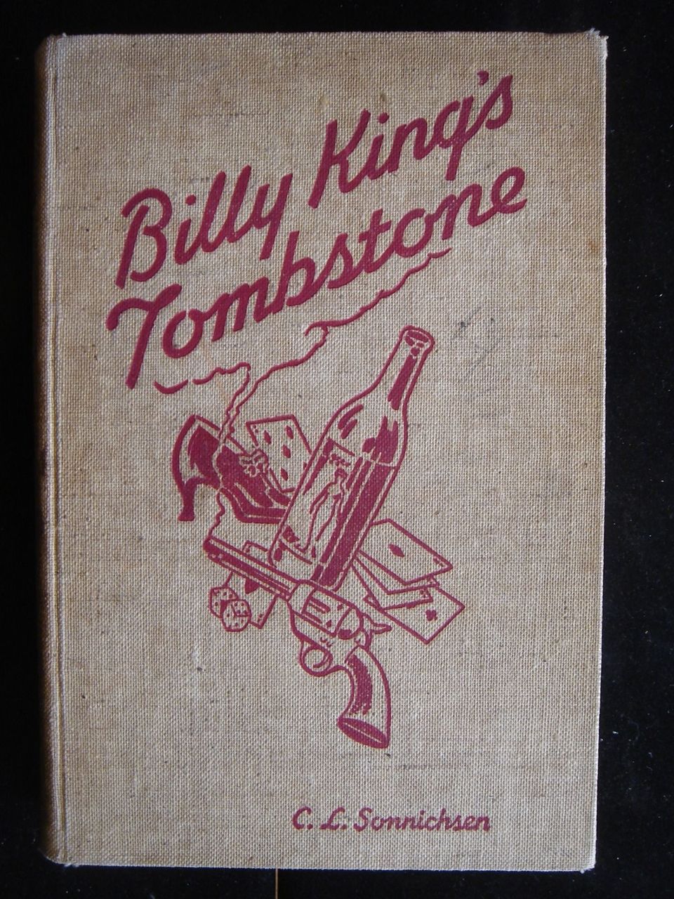 Billy King's Tombstone 1942 C. L. Sonnichsen Signed 1942 March 23 1942