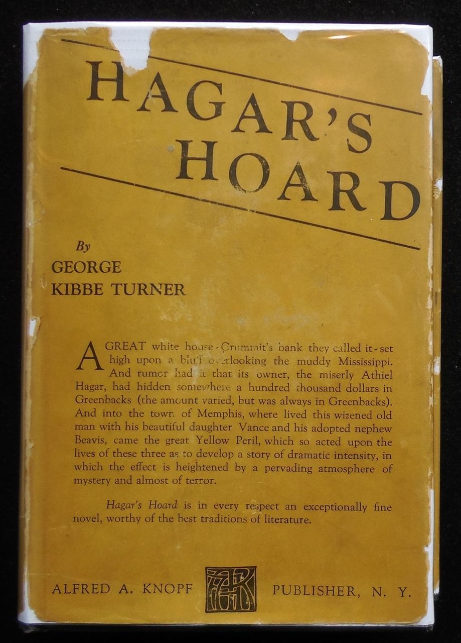 HAGAR'S HOARD, by George Kibbe Turner - 1920 Vintage Mystery Thriller HB DJ