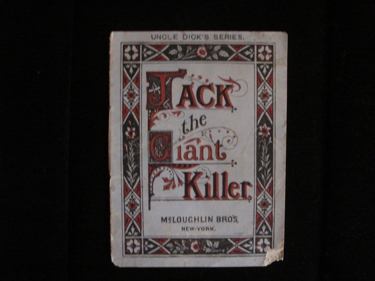 Jack the Giant Killer Uncle Dick's series McLoughlin Bro's New Picture Books