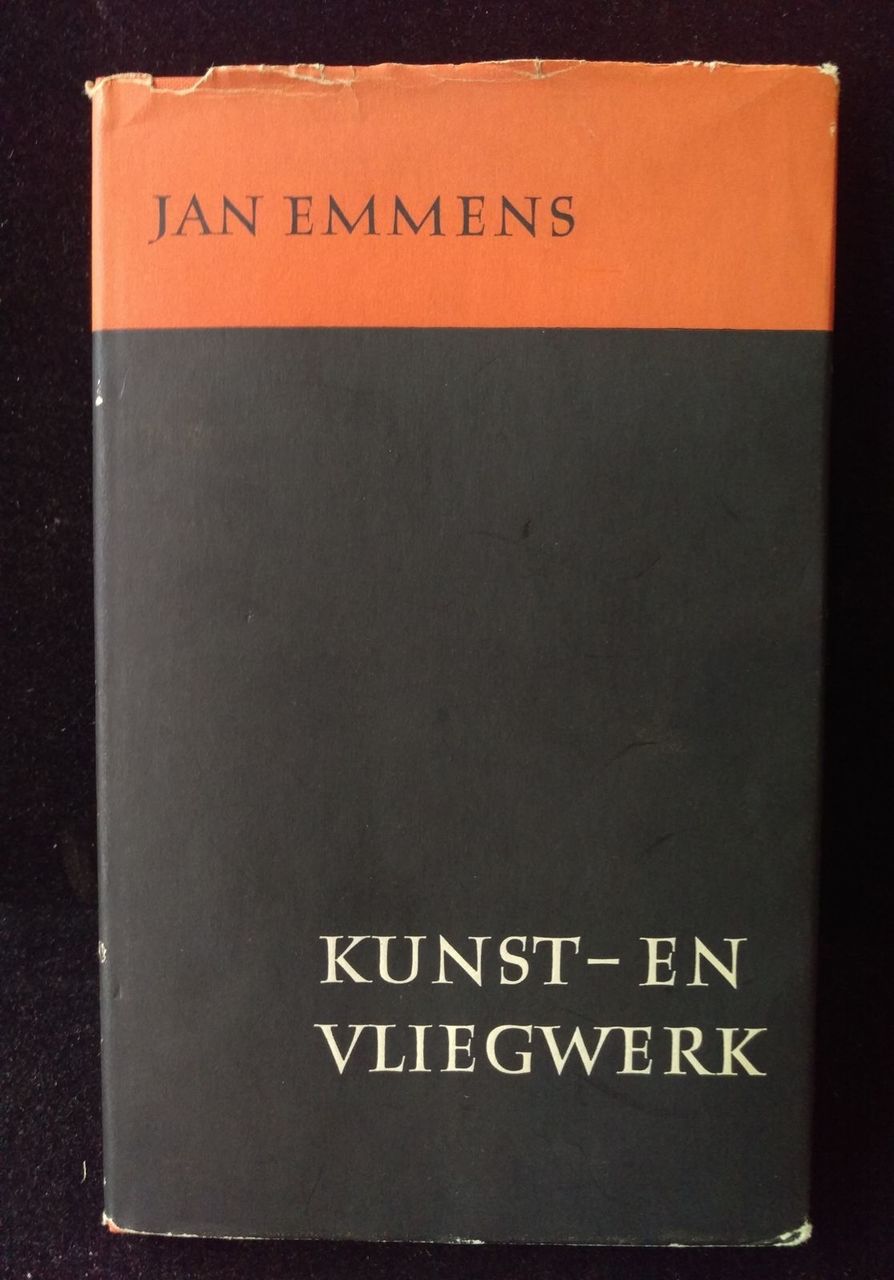 KUNST - EN VLIEGWERK, by Jan Emmens - 1957 [Signed, 1st Ed] Dutch