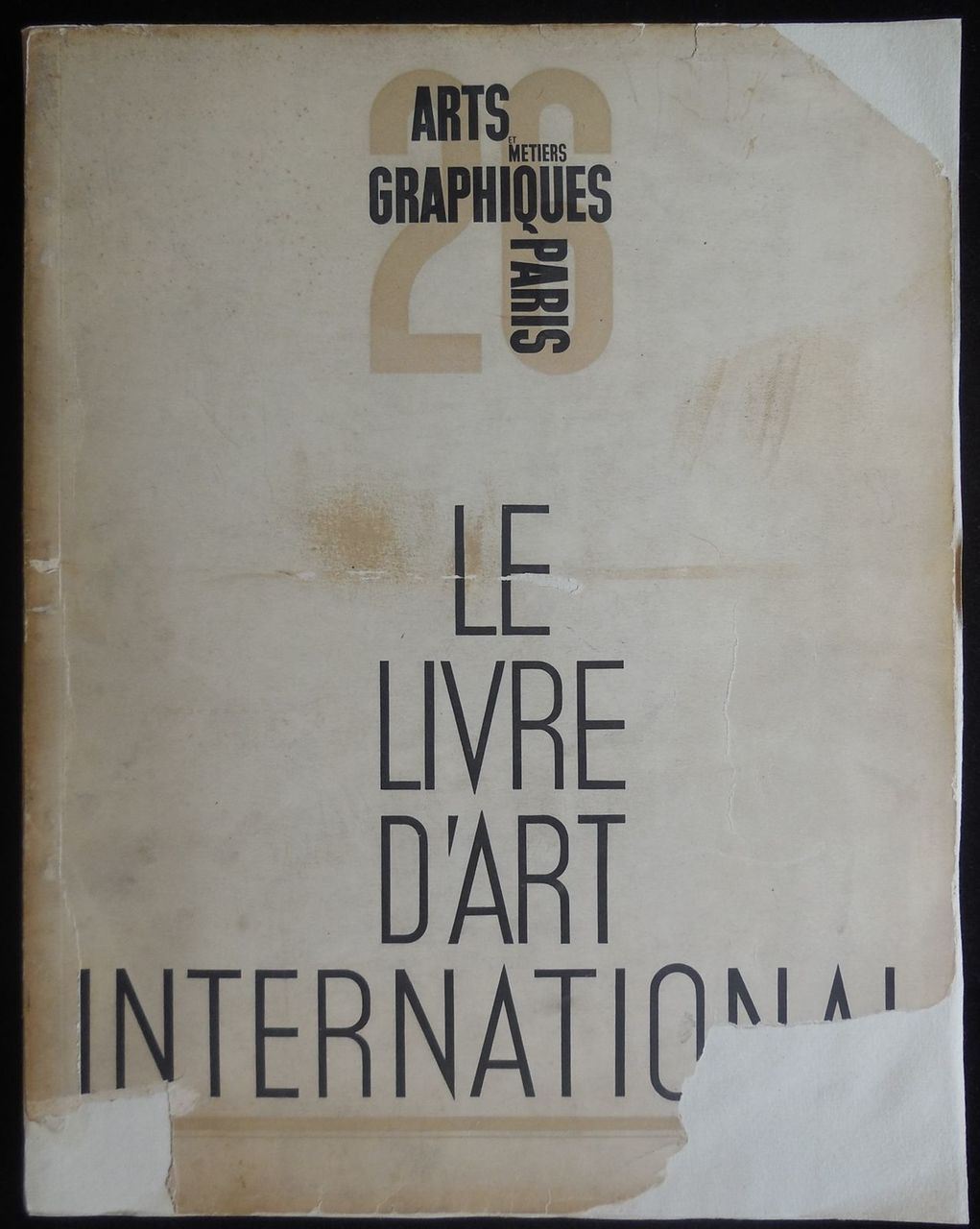 LE LIVRE D'ART INTERNATIONAL NO. 26 - 1931 Graphic Arts Typography