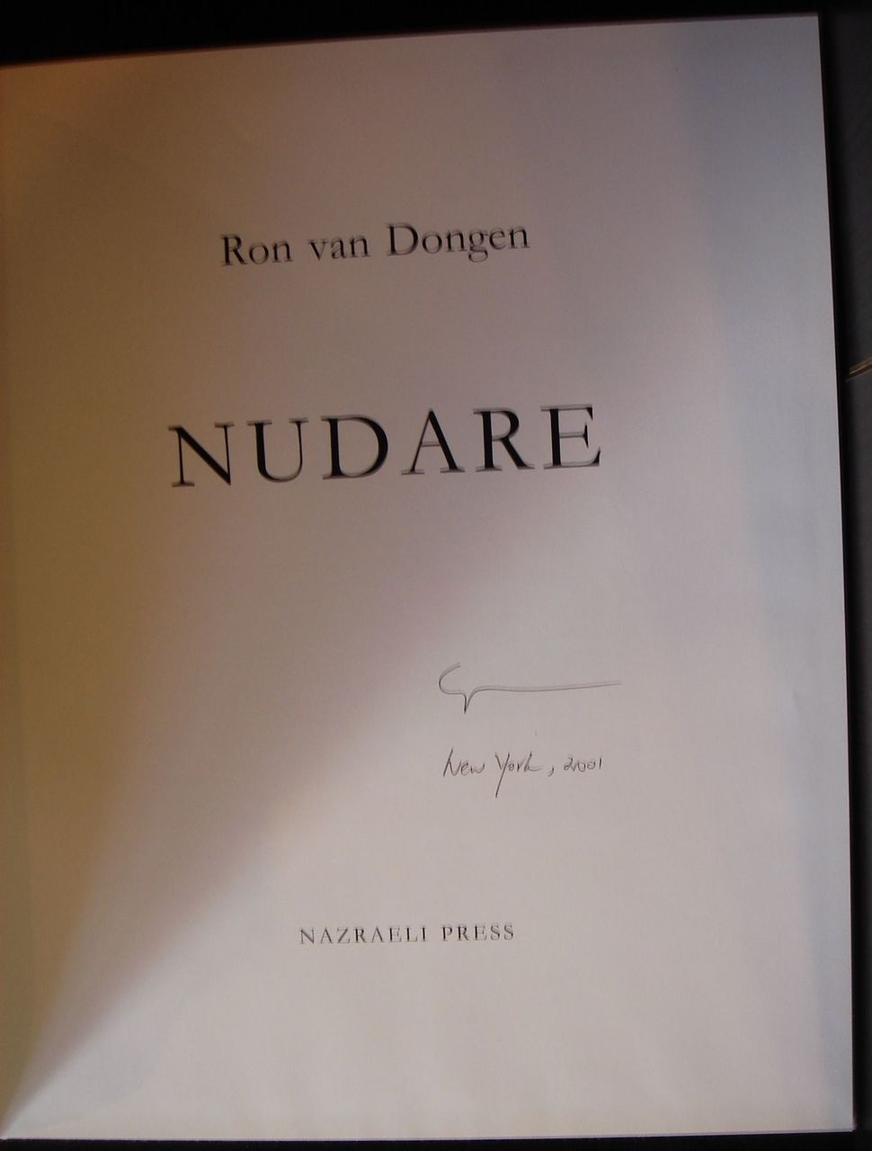 NUDARE Ron van Dongen Signed Limited First Art Flower Plant