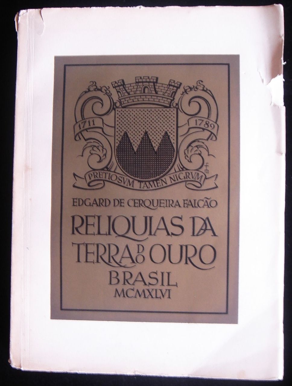 RELIQUIAS DA TERRA DO OURO, by Edgarde De Cerqueira Falcao 1946 Architecture