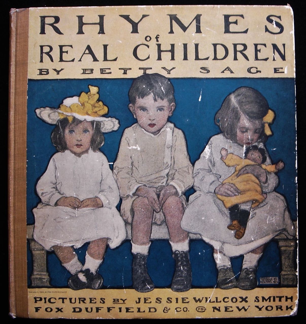 RHYMES OF REAL CHILDREN Jessie Wilcox Smith 1903 1st Edition Vintage Children's
