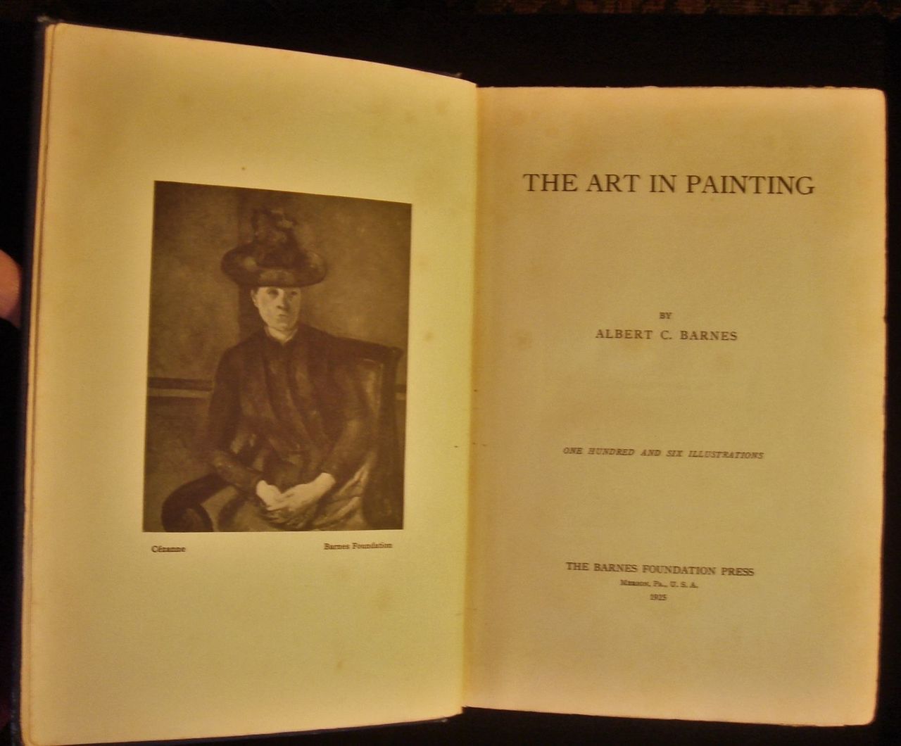 The Art In Painting By Albert C Barnes 1925 Signed 1st Ed