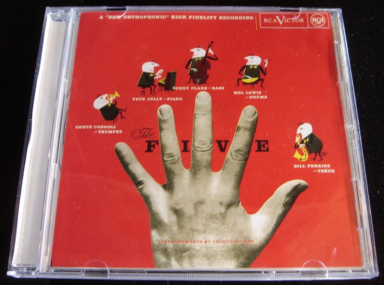 CD: THE FIVE by Shorty Rogers: Conte Candoli, Buddy Clark+