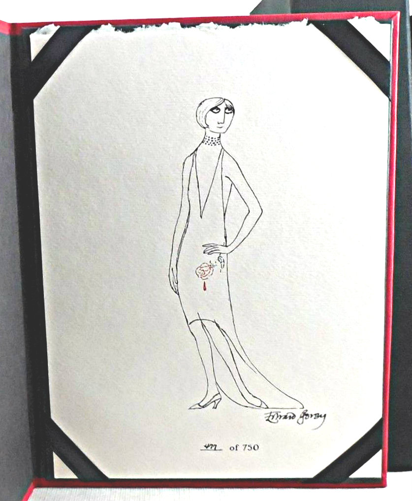Dracula By Bram Stoker Edward Gorey 1996 Signed Litho 477 750 Panoply Books Lambertville Nj