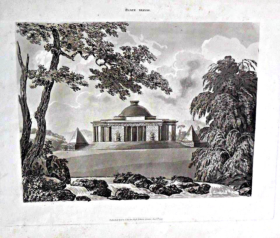 SKETCHES IN ARCHITECTURE + SIX DESIGNS, by John Soane & G.J. Parkyns - 1793