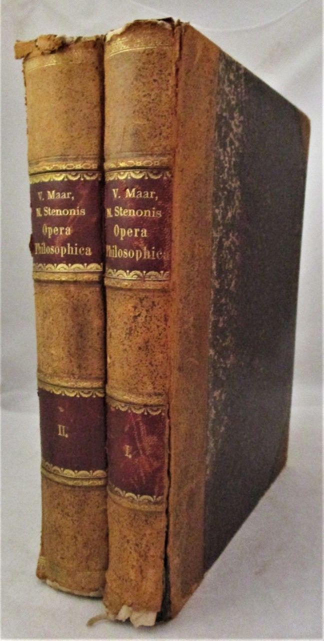 OPERA PHILOSOPHICA, by Nicolaus Steno - 1910 [2 Vols; 140/350]