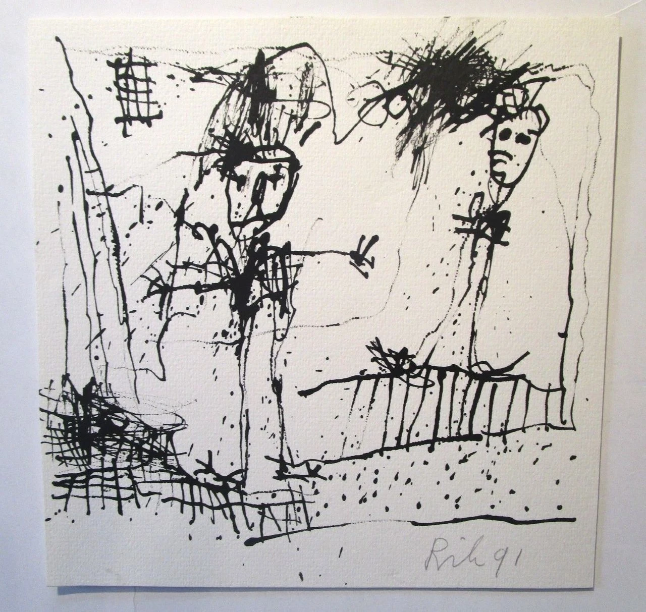 SIGNED Art w/book RIK VAN IERSEL, by Gallerie Willy Schoots - 1992 Dutch Painter