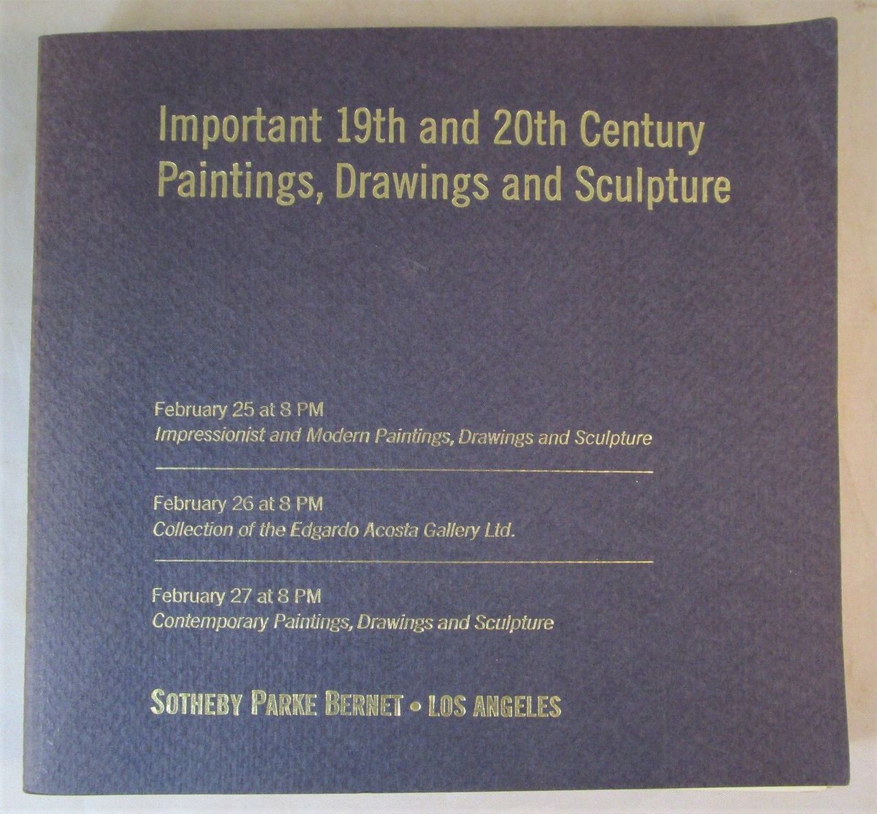 IMPORTANT 19TH AND 20TH CENTURY PAINTINGS, DRAWINGS & SCULPTURE - 1974