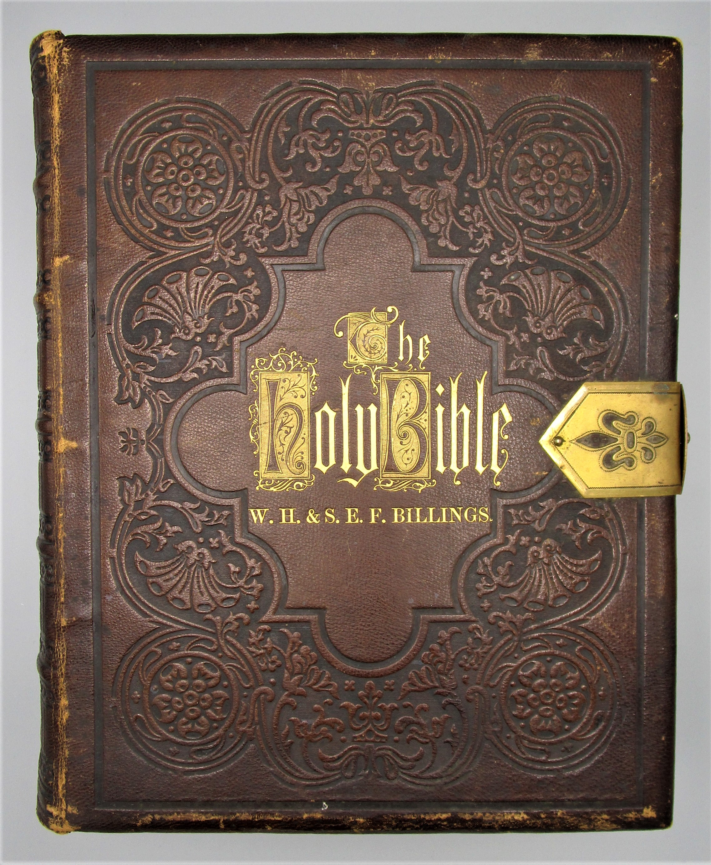 BILLINGS FAMILY BIBLE, by William W. Harding - 1871