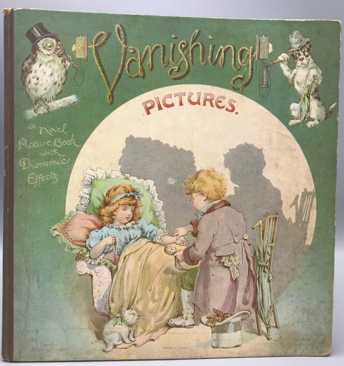VANISHING PICTURES: A NOVEL COLOUR BOOK WITH CHANGING PICTURES, ill. by Helena Maguire - 1895 [Complete, Original]