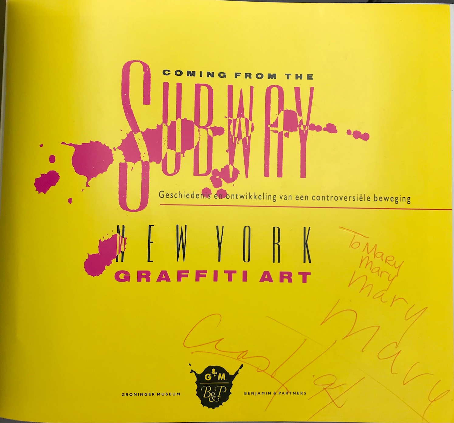 COMING FROM THE SUBWAY: NEW YORK GRAFFITI ART, Groninger Museum