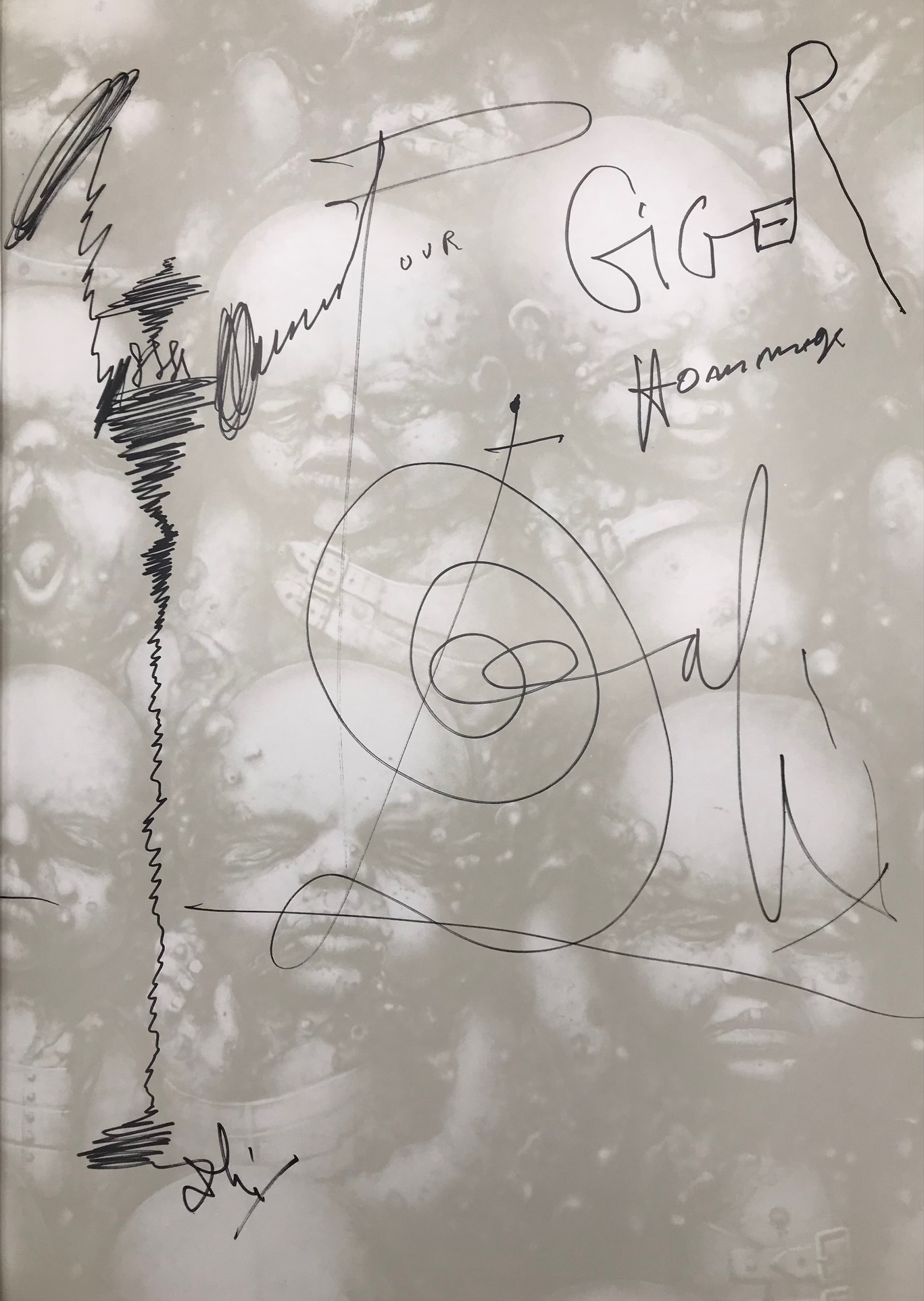 H.R. GIGER S NECRONOMICON intro. by Clive Barker 1992 Signed