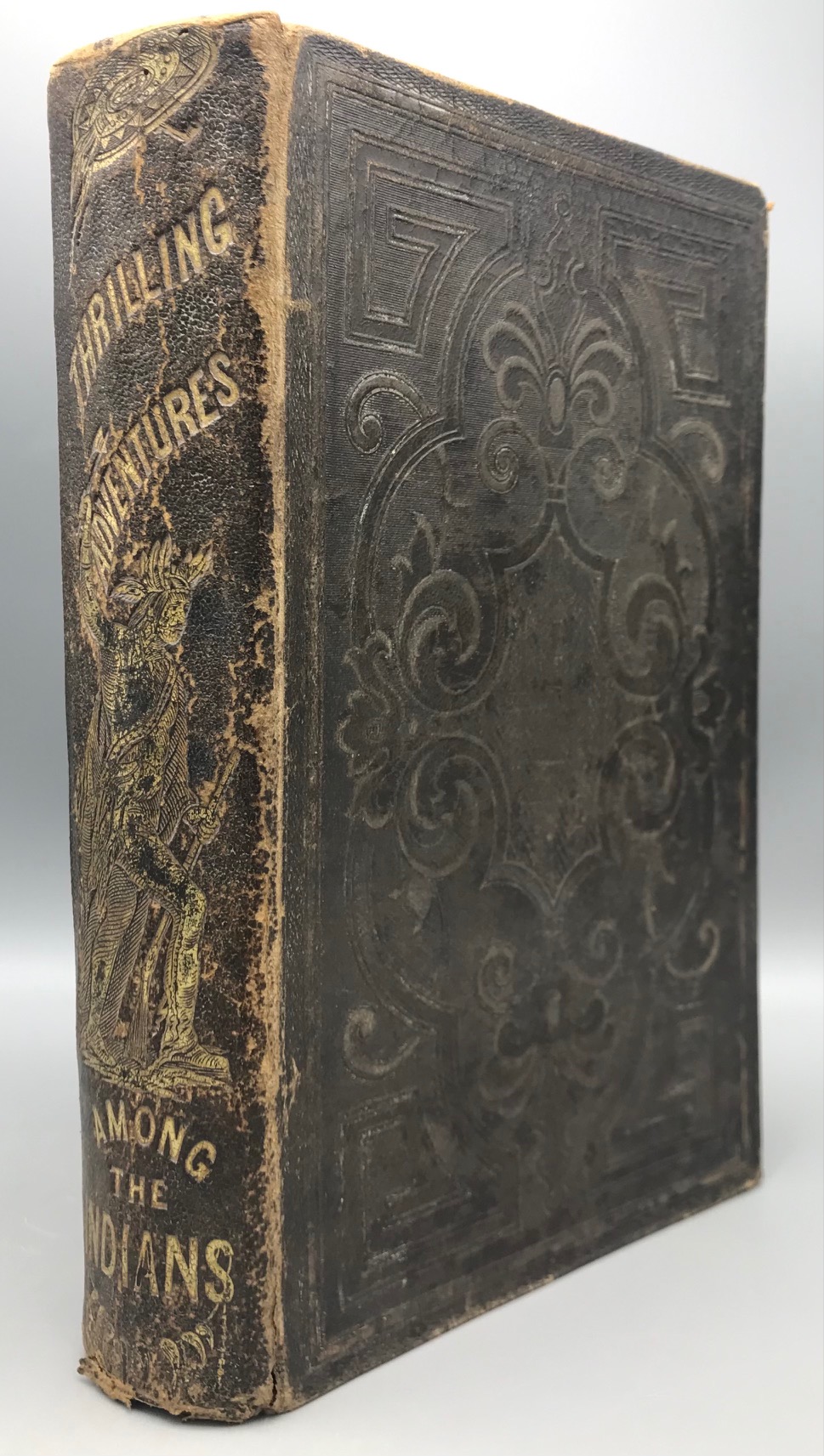BUILT TO GRIND INDEPENDENT 25 YEARS 洋書 THRILLING ADVENTURES AMONG THE INDIANS, by John Frost - 1850 [1st