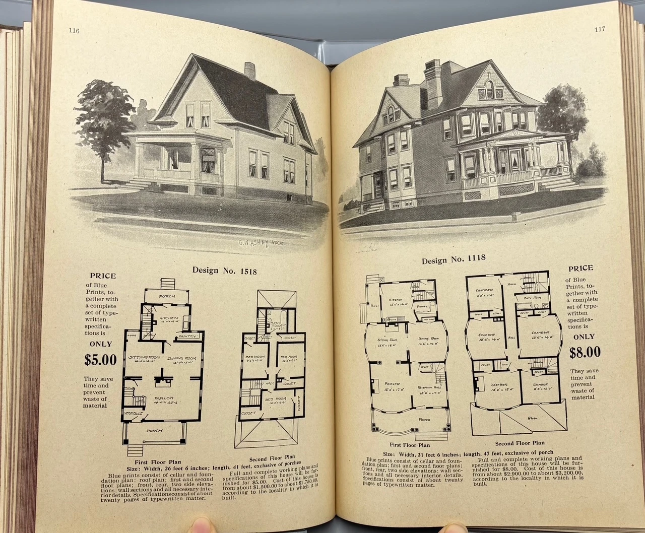 LUMBERMAN'S HOUSE PLAN BOOK: 200 HOUSE PLANS, Radford Architectural Co ...