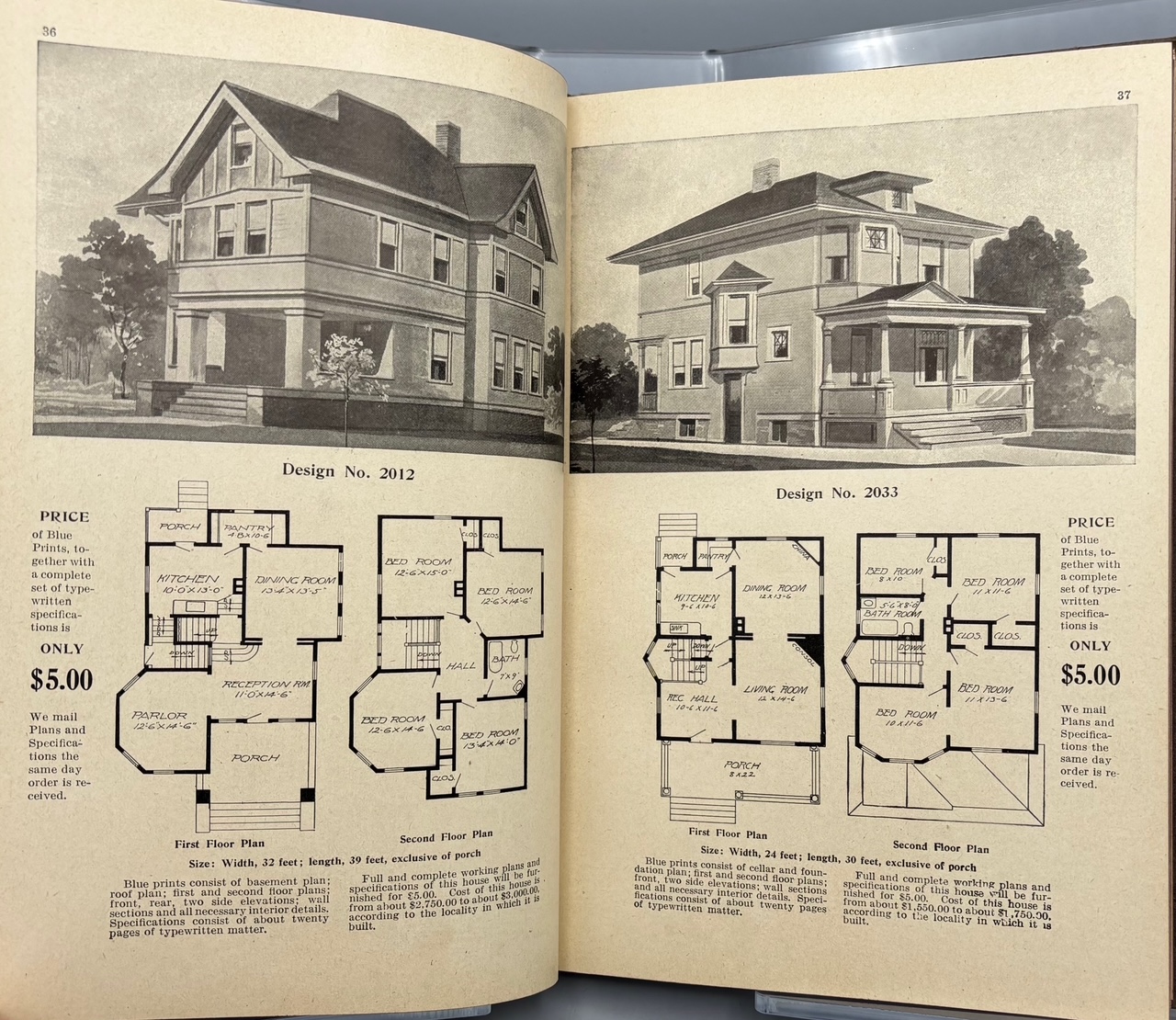 LUMBERMAN'S HOUSE PLAN BOOK: 200 HOUSE PLANS, Radford Architectural Co ...