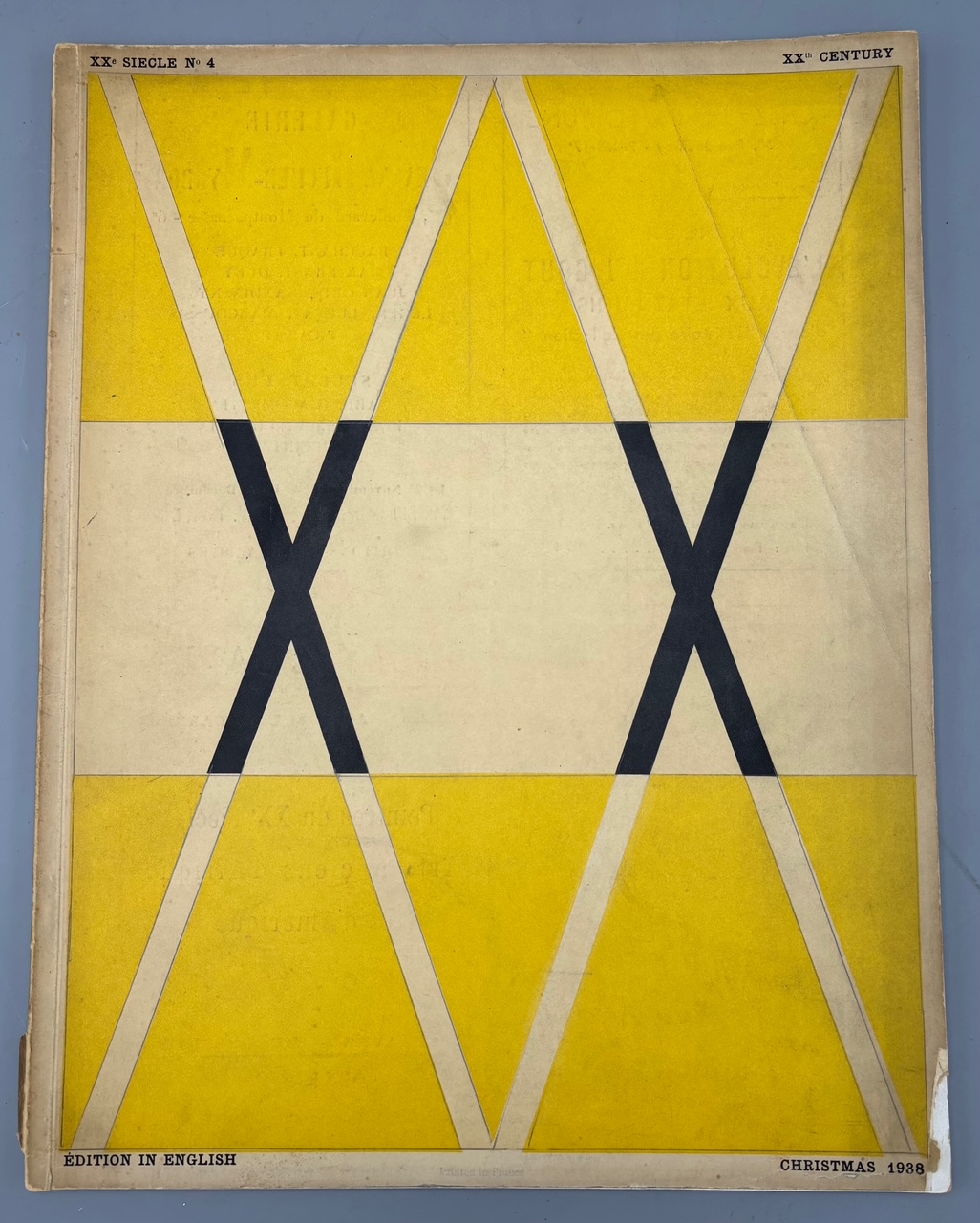 ART & DECORATION 号数4 XXe SIÈCLE NO. 4, Christmas 1938 [Complete, English Edition