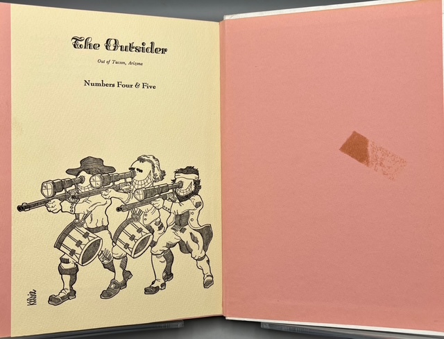 THE OUTSIDER 1-5, ed. by Jon and Louise Webb - 1961-1969