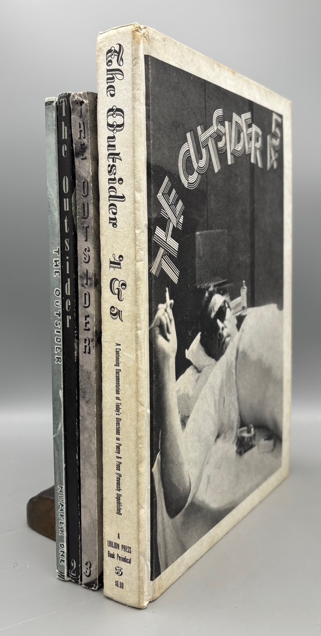 THE OUTSIDER 1-5, ed. by Jon and Louise Webb - 1961-1969 [1st ed./Full Run]