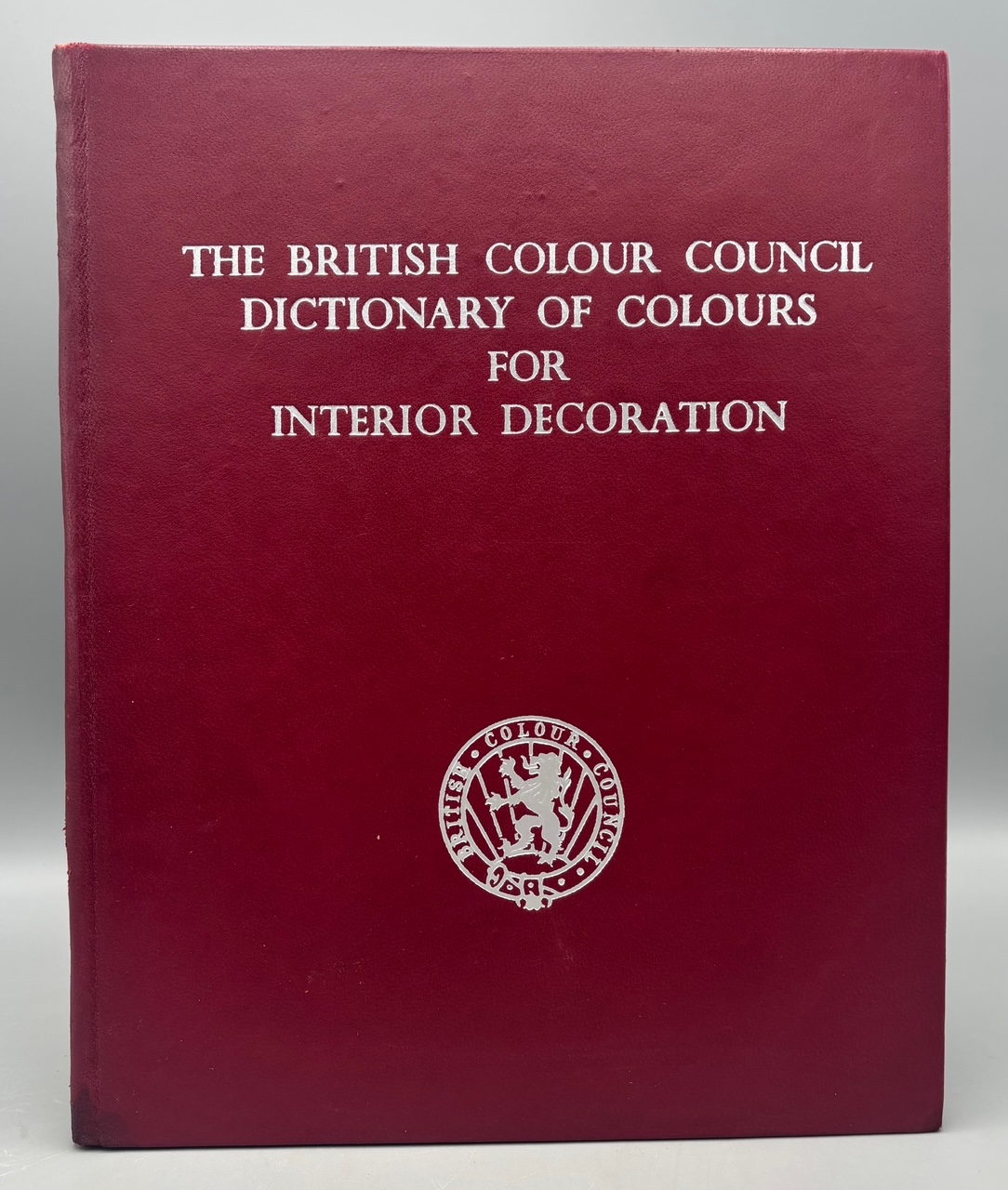 THE BRITISH COLOUR COUNCIL DICTIONARY OF COLOURS FOR INTERIOR DECORATION [3 VOLS], by Robert F. Wilson and B.K. Battersby - 1949 [Swatches]