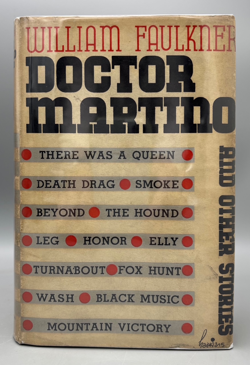 DOCTOR MARTINO AND OTHER STORIES, by William Faulkner - 1934 [1st Ed./DJ]
