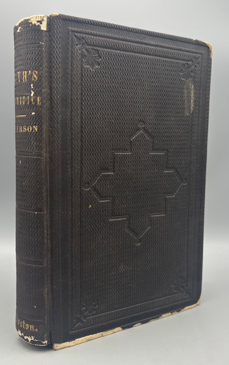 RUTH'S SACRIFICE; OR LIFE ON THE RAPPAHANNOCK, by Emily C. Pearson - 1864 [Illustrated]