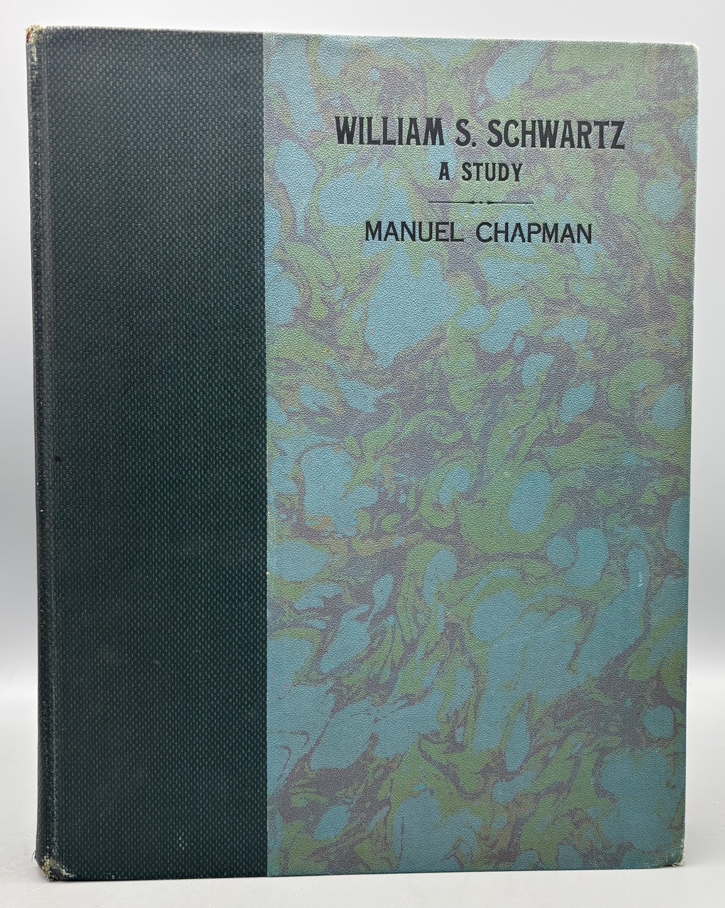 WILLIAM S. SCHWARTZ: A STUDY, by Manual Chapman - 1930 [Signed by Artist]