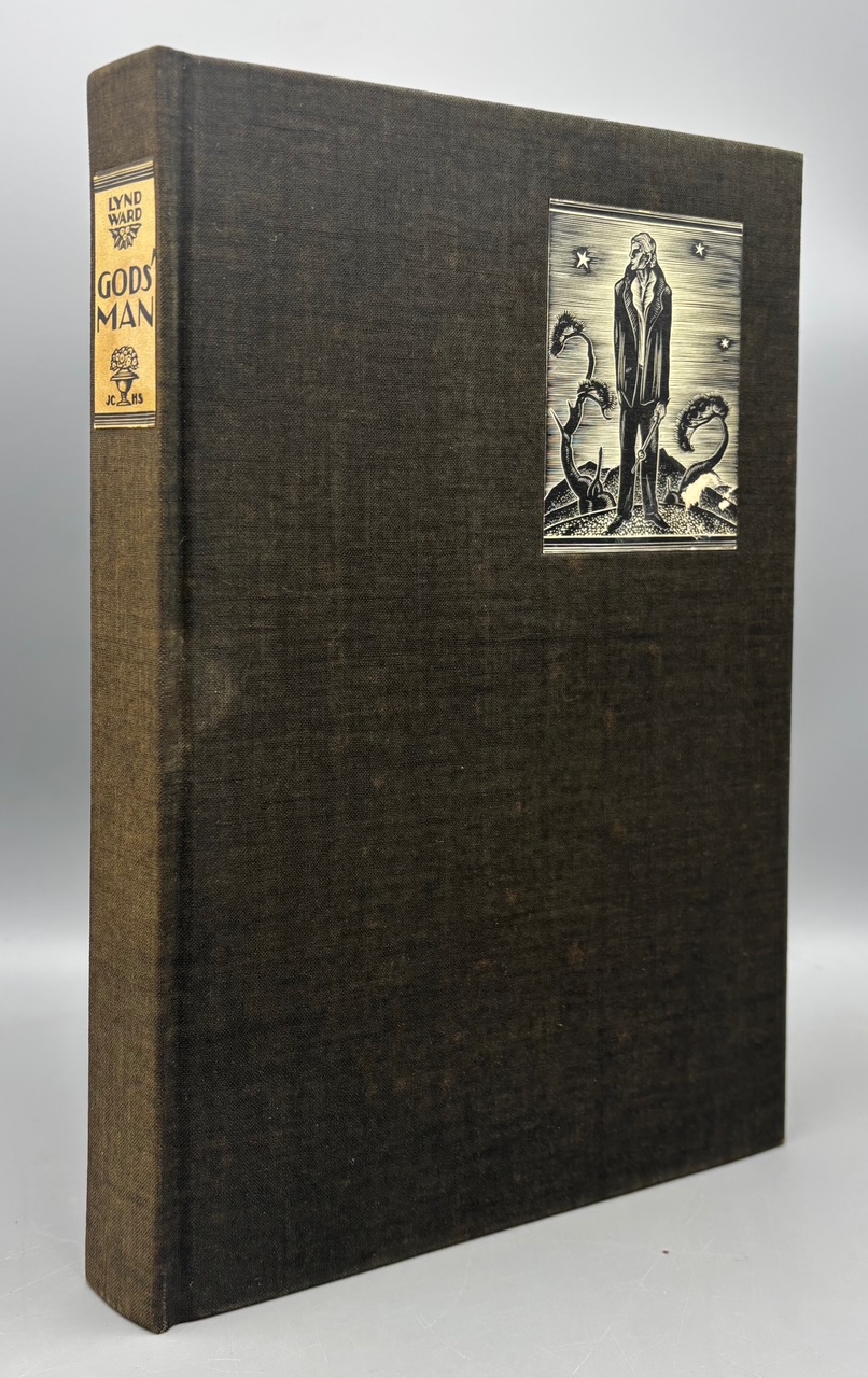GOD'S MAN: A NOVEL IN WOODCUTS, by Lynd Ward - 1929 [Signed Special Ed.]