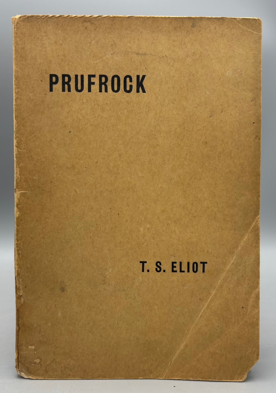 PRUFROCK, AND OTHER OBSERVATIONS, by T. S. Eliot - 1917 [First Edition]