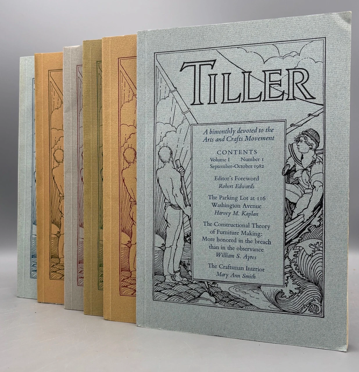 TILLER, VOLUME I [6 issues], ed. Robert Edwards - 1982 [Boxed]