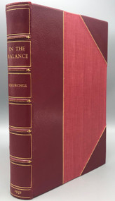 IN THE BALANCE: SPEECHES 1949 AND 1950, by Winston S. Churchill - 1951 [1st ed., leather&91;