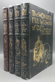 WIZARD OF OZ 4 VOLUME SET, by L. Frank Baum & W.W. Denslow - 1989 [Easton Press&91;