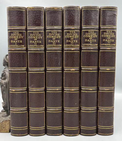 THE DIVINE COMEDY OF DANTE ALIGHIERI 6 VOLUMES, trans. Henry