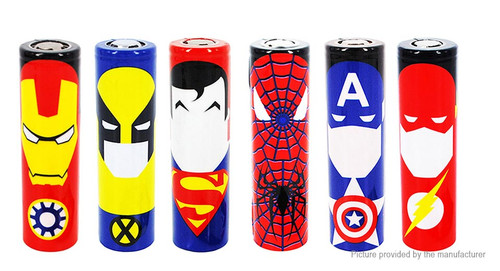 Superhero 18650 Battery Wrap Sleeve