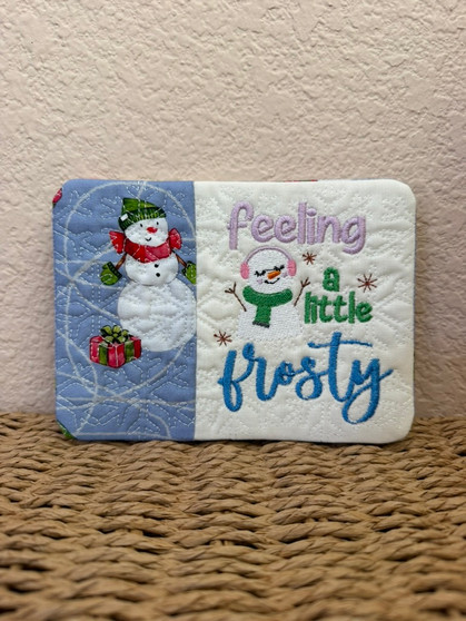 Christmas Quilted Mug Rugs - Set of 4