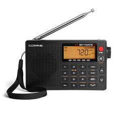 C CRANE CC Pocket AM/FM NOAA Weather Radio+ Alerta con reloj y temporizador  de apagado automático Manual de instrucciones