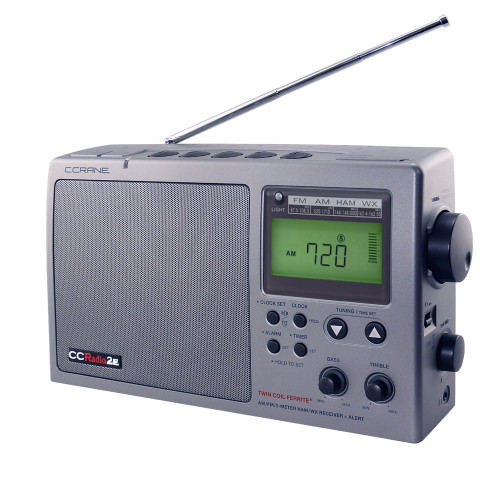 CC Pocket Radio - Weather & Clock Digital AM/FM Pocket Radio