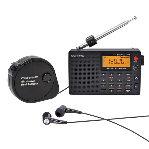 Orphan - CC Skywave AM, FM, Shortwave, Weather + Alert and VHF Airband  Small Portable Travel Radio